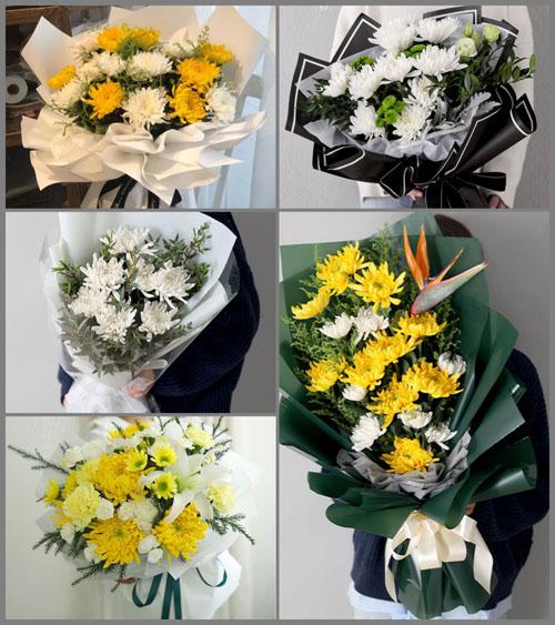 广东肇庆市四会市大沙镇江民村白事花束代送